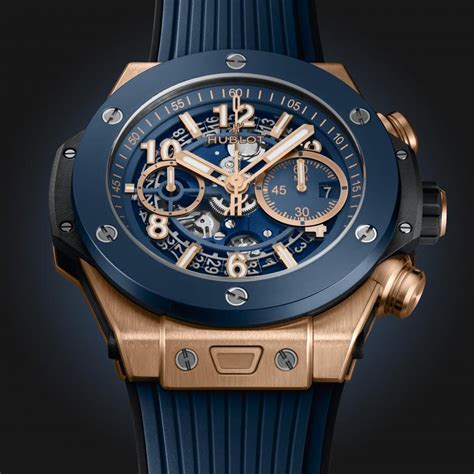 hublot big bang unico king gold blue|hublot big bang limited edition.